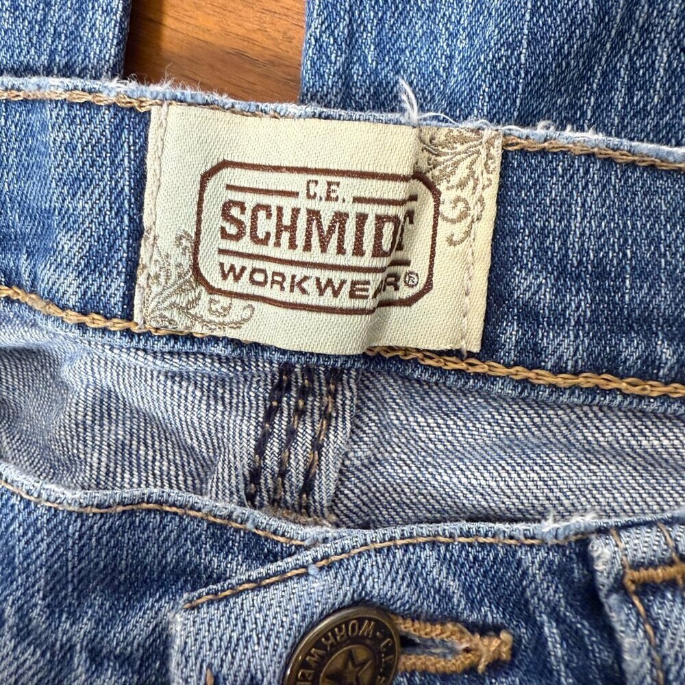 CE Schmidt Workwear Jeans Size 8/32 Distressed - Picture 2 of 12